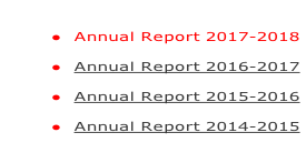 Annual Report 2017-2018  Annual Report 2016-2017  Annual Report 2015-2016  Annual Report 2014-2015